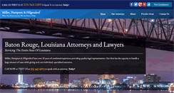 Desktop Screenshot of mlhlaw.com